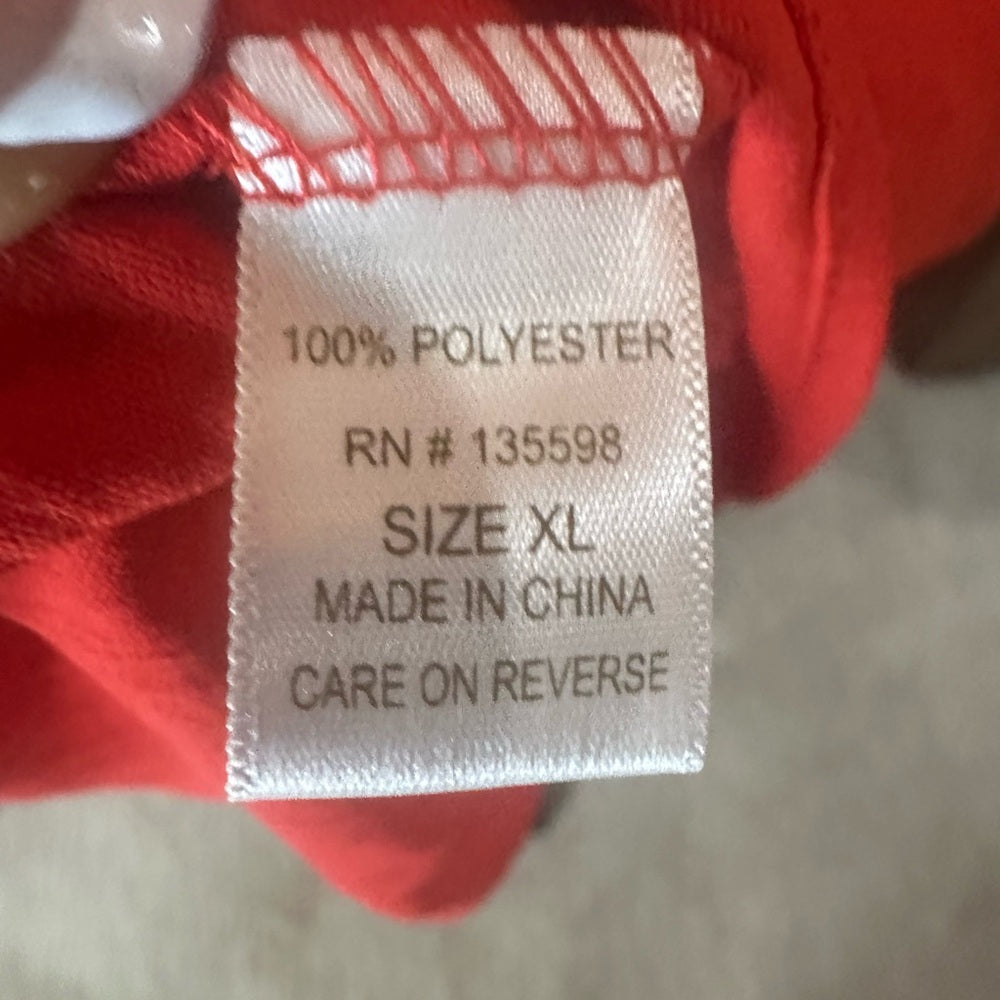 Liberty Love Orange Ruffled Smocked Sundress