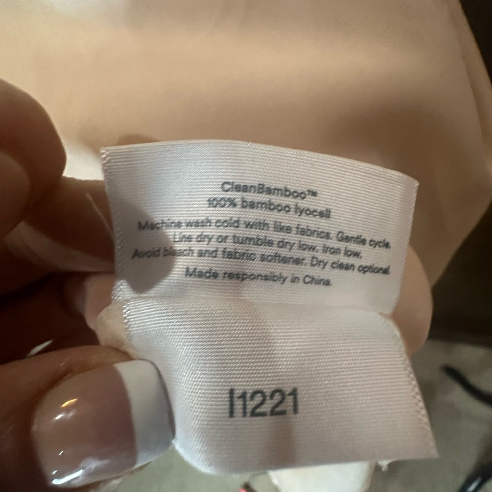 NEW SIZE L Ettitude Cream Chemise Soft Sleepwear