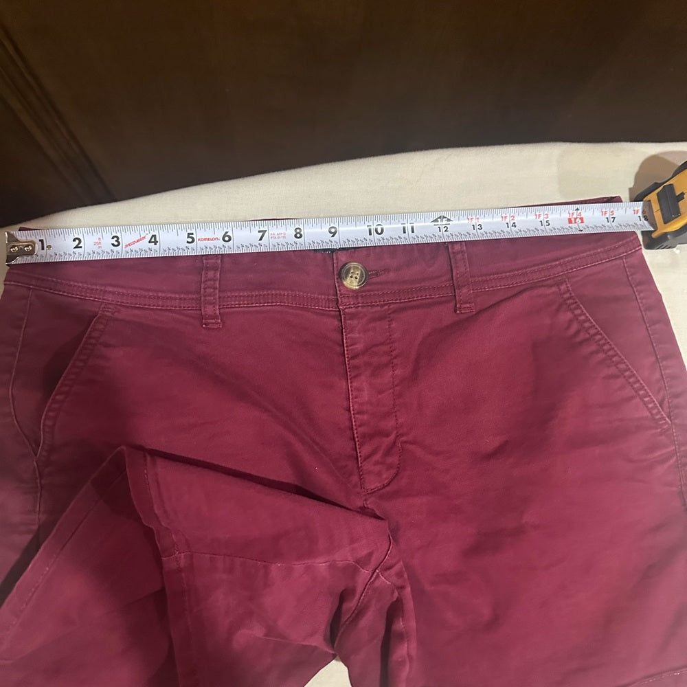 American Eagle Outfitters High Waist Red Shorts