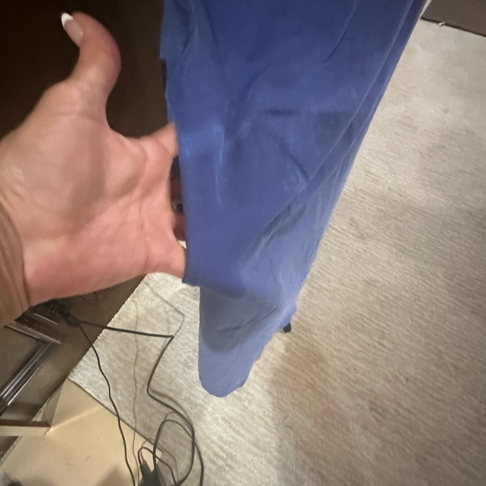 NWT SIZE XL/4 Sundry Blue Sheath Midi Dress with Scoop Neck