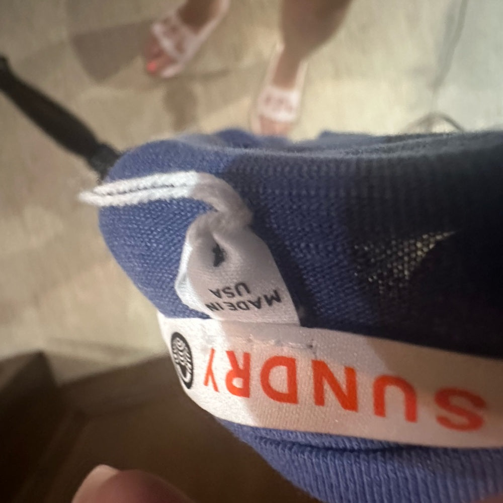 NWT SIZE XL/4 Sundry Blue Sheath Midi Dress with Scoop Neck