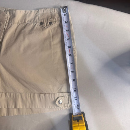 LOFT Tan Cargo Shorts with Rolled Hems