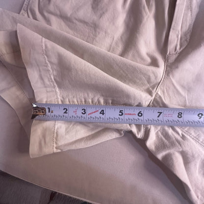 Ralph Lauren White Flat Front Shorts for Timeless Elegance