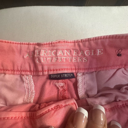American Eagle Outfitters Pink High Waist Summer Shorts