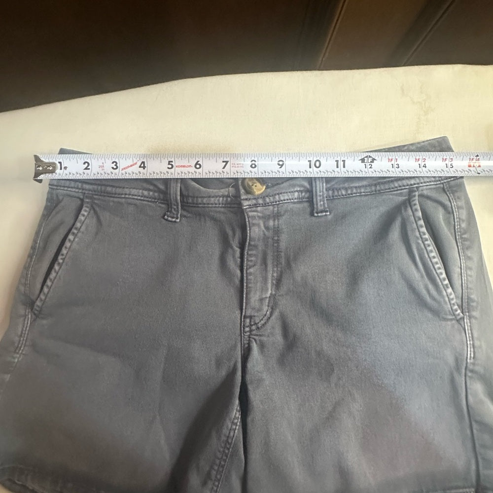 American Eagle Outfitters Gray Bermudas Cotton Blend