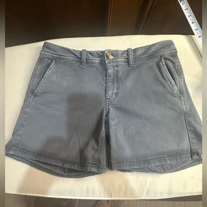 American Eagle Outfitters Gray Bermudas Cotton Blend