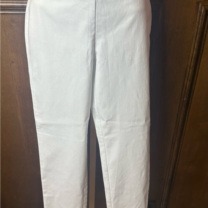 INC International Concepts White Skinny Tapered Pants