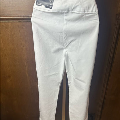 INC International Concepts White Skinny Tapered Pants