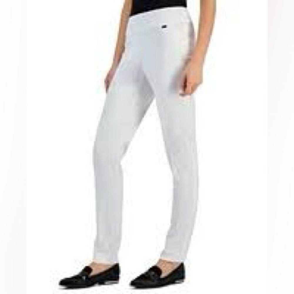 INC International Concepts White Skinny Tapered Pants