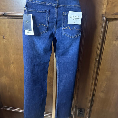 7 For All Mankind High Rise Blue Denim