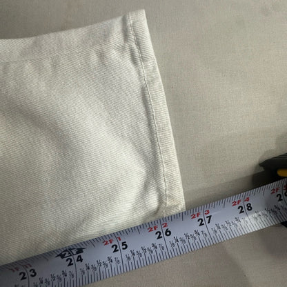 J. Crew White Ankle Cropped Jeans