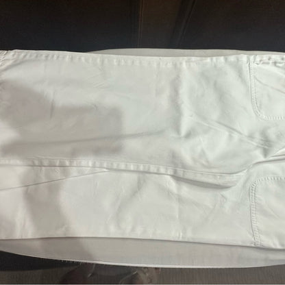 J. Crew White Ankle Cropped Jeans