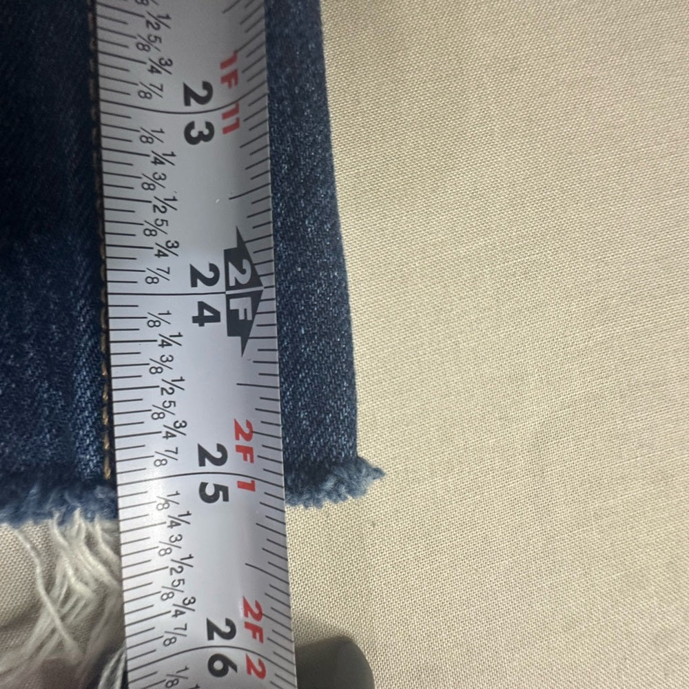 Zara Blue Relaxed Distressed Jeans