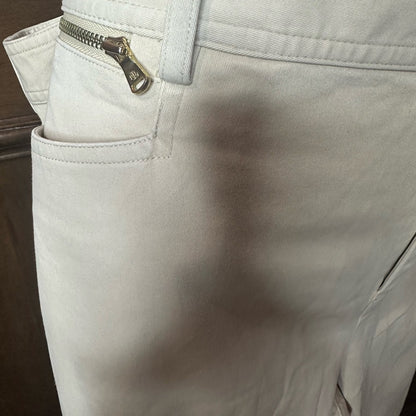 Ralph Lauren White Cropped Ankle Pants