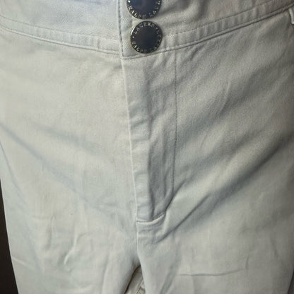 Ralph Lauren White Cropped Ankle Pants