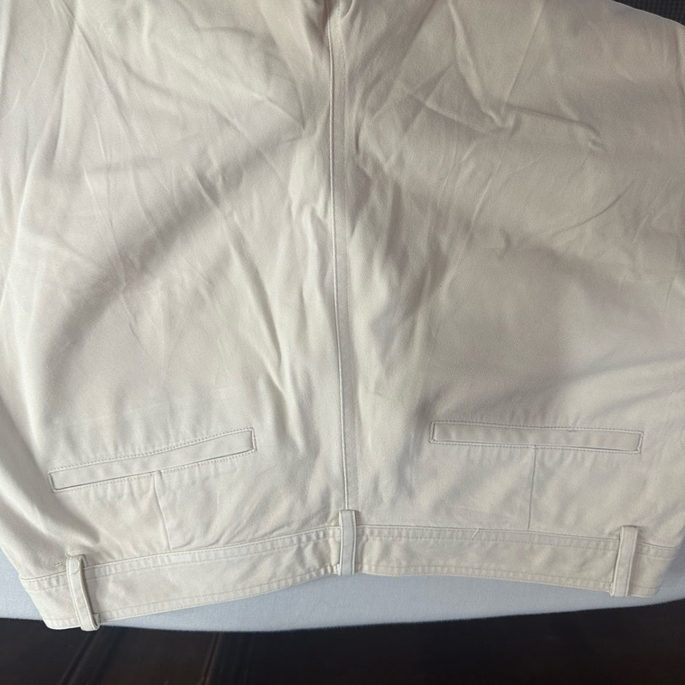 Ralph Lauren White Cropped Ankle Pants