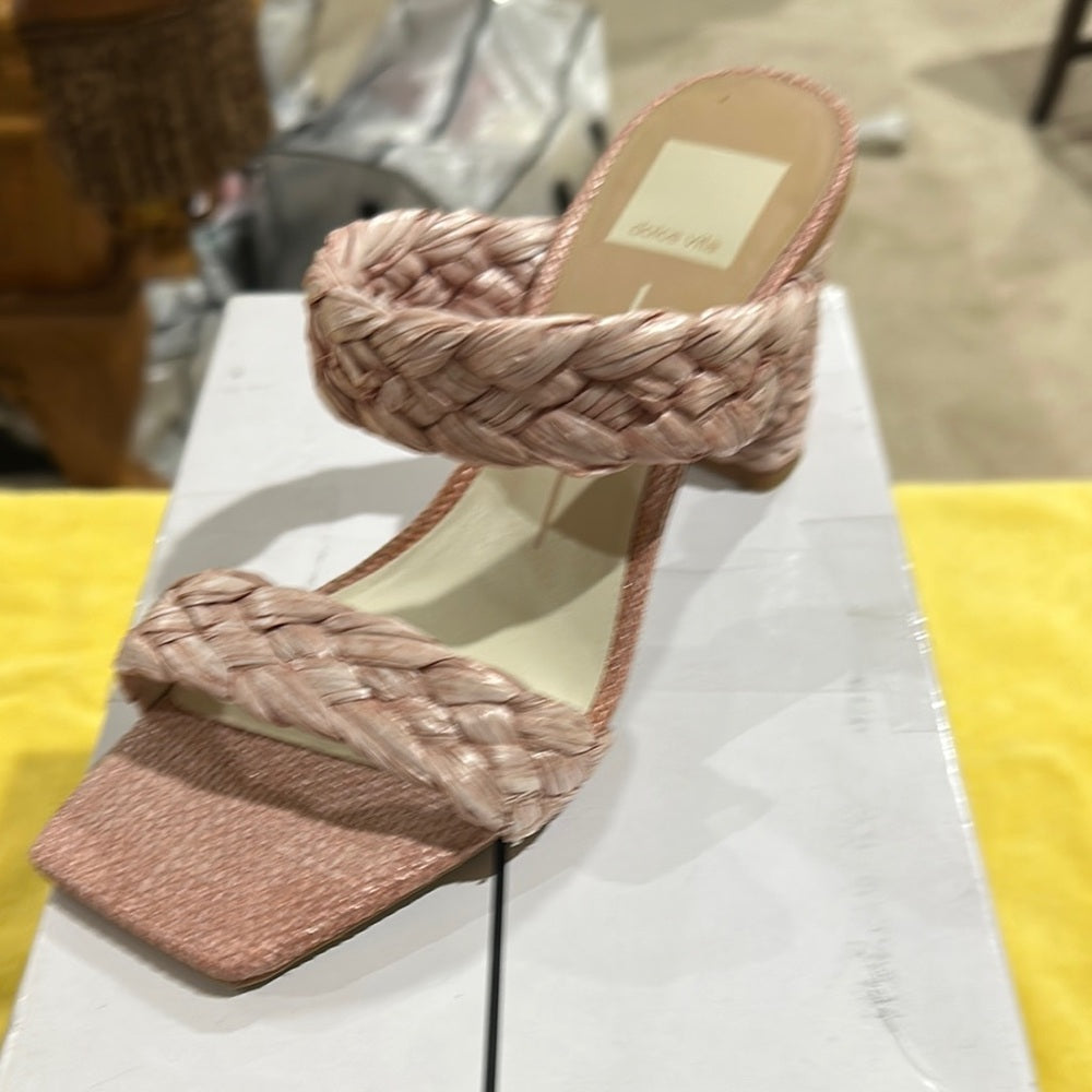 52. NEW SIZE 7 Dolce Vita Pink Quilted Heels with Stiletto Design