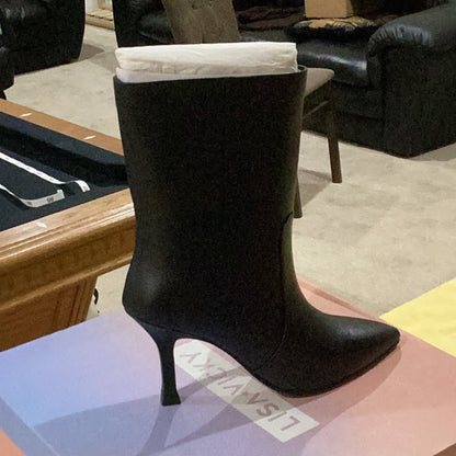 157.158.159.160.58.251.252.257. NEW  Black Heeled Boots, Stiletto Heel