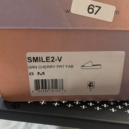 67. NEW SIZE 8 M Green and White Checkered Loafers with Vintage Flair