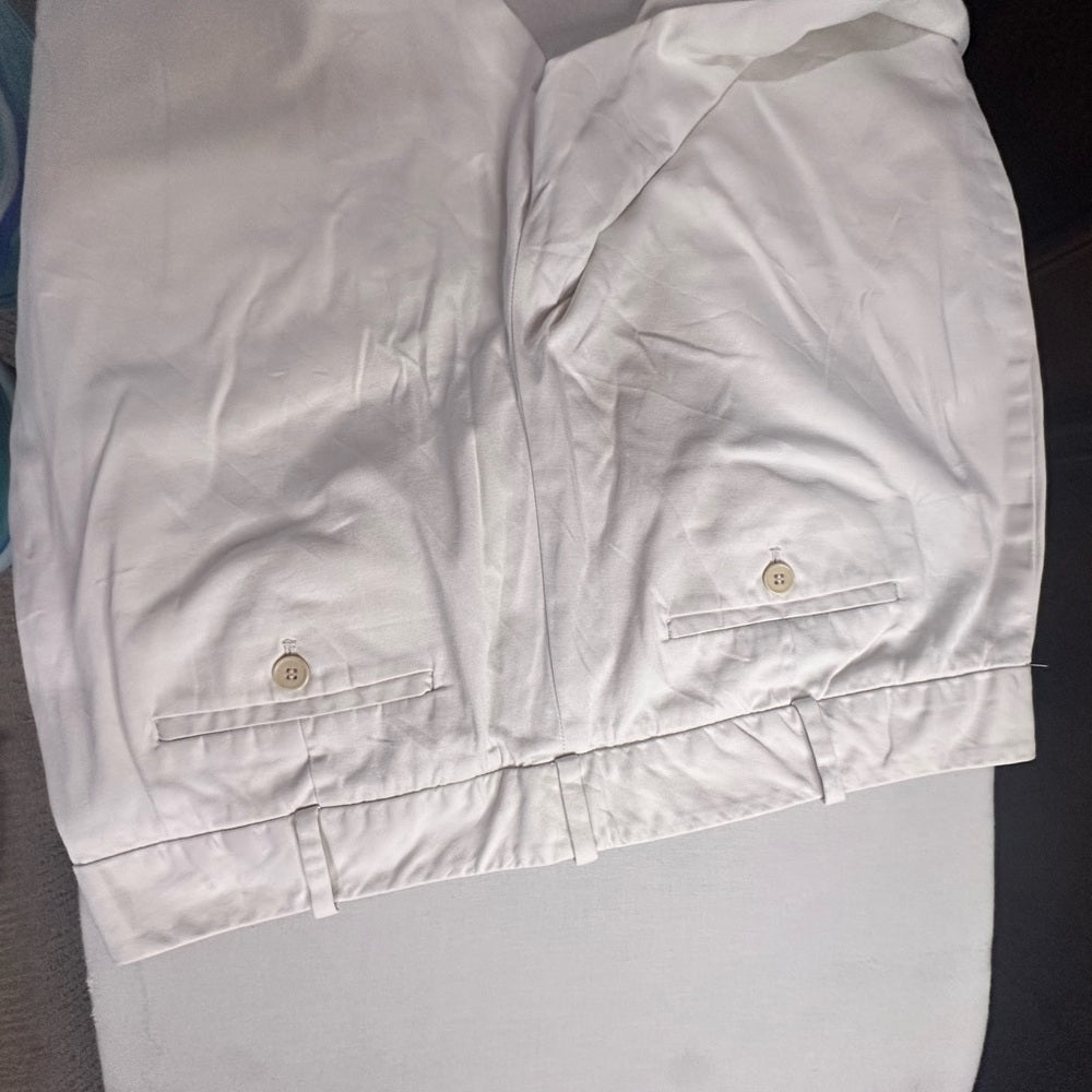 SIZE 12 Talbots Cream Capris