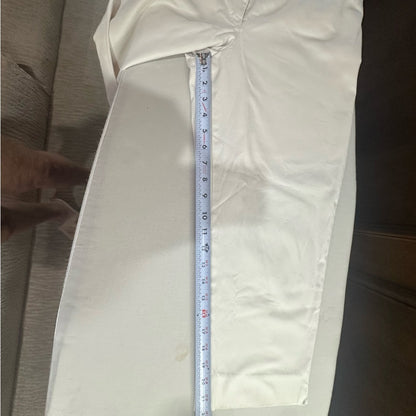 SIZE 12 Talbots Cream Capris