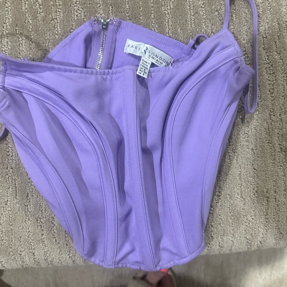 SIZE XS Rare London Purple Intimates Bra Collection