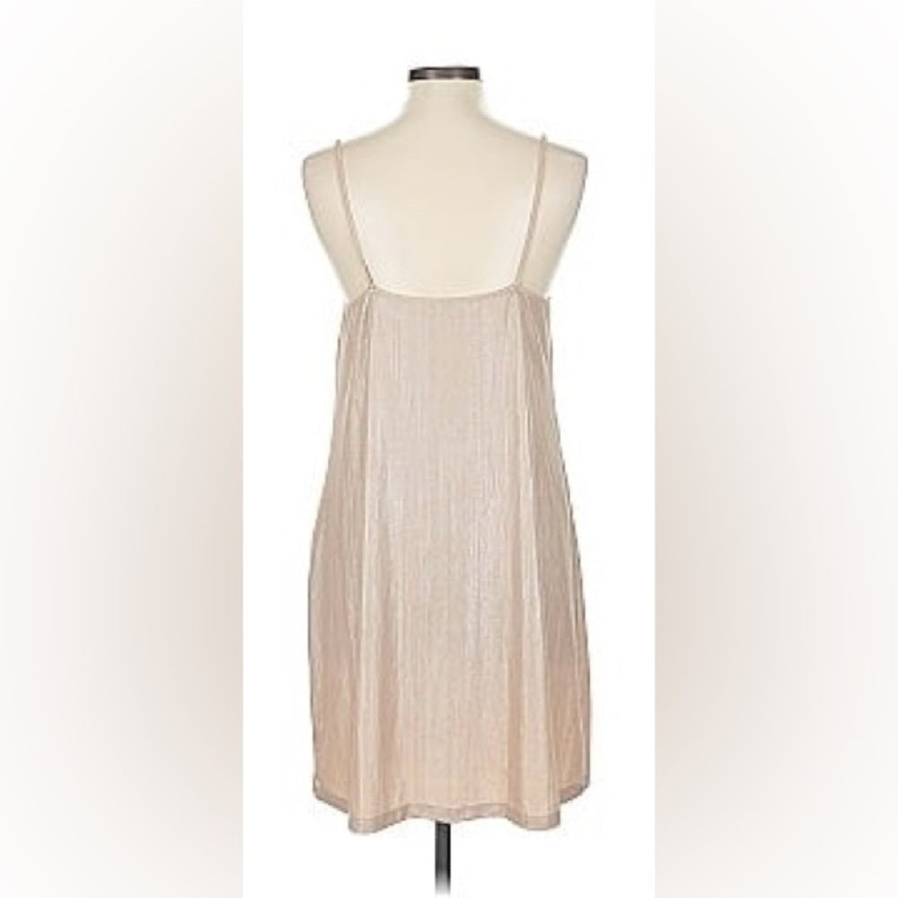 SIZE XL NO NAME SLIP DRESS Elegant Cream Midi Dress