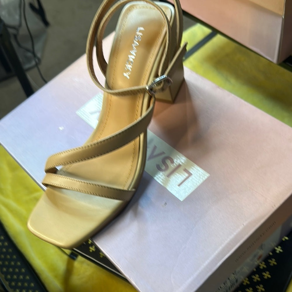 53.91.156.152.150.149. NEW SIZE Various Elegant Cream Heels with Strappy Design