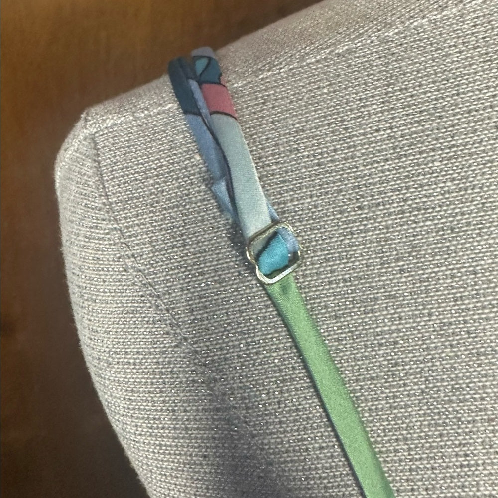 NWOT SIZE S Show Me Your MuMu Asymmetrical Blue Green Crop Camisole