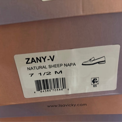 114.115.60.61. New SIZE Various Elegant Cream and Gold Mules.