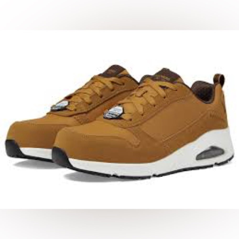 87. NEW SIZE 9.5 Skechers Yellow Combat & Moto Boots