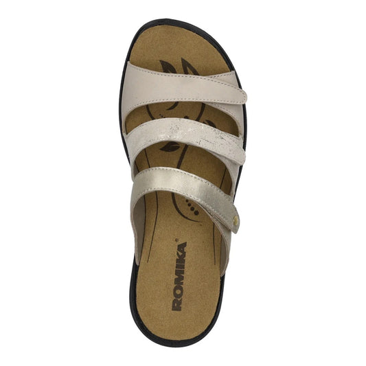 73. NEW SIZE 6-6.5/36 Romika Metallic Sandals
