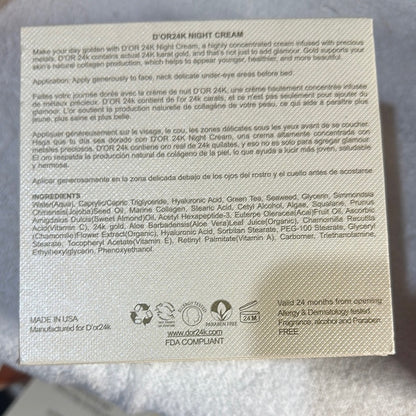 Gold Infused Moisturizer with Luxurious Skincare