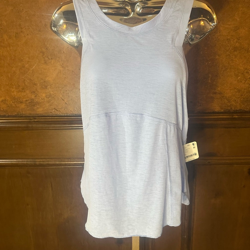 NWT SIZE XL FP Movement by Free People Asymmetrical Purple Sleeveless Tank