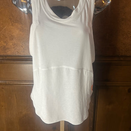 NWT SIZE L FP Movement White Sleeveless Boxy Tank