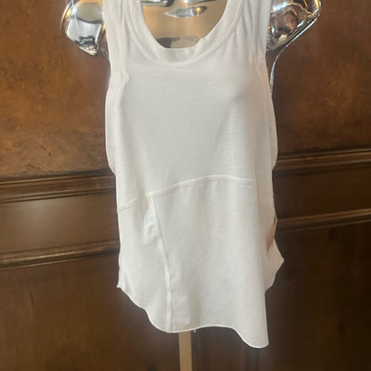 NWT SIZE L FP Movement White Sleeveless Boxy Tank