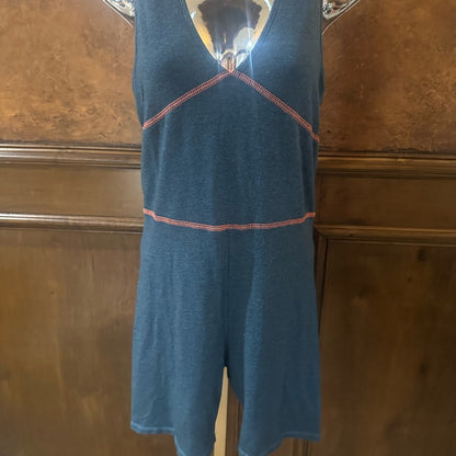 NWT SIZE XL/4 Sundry Blue Sports Romper