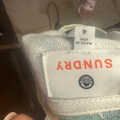 NWT SIZE XL/4 Sundry Pastel Floral Sweatshirt