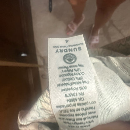 NWT SIZE XL/4 Sundry Pastel Floral Sweatshirt