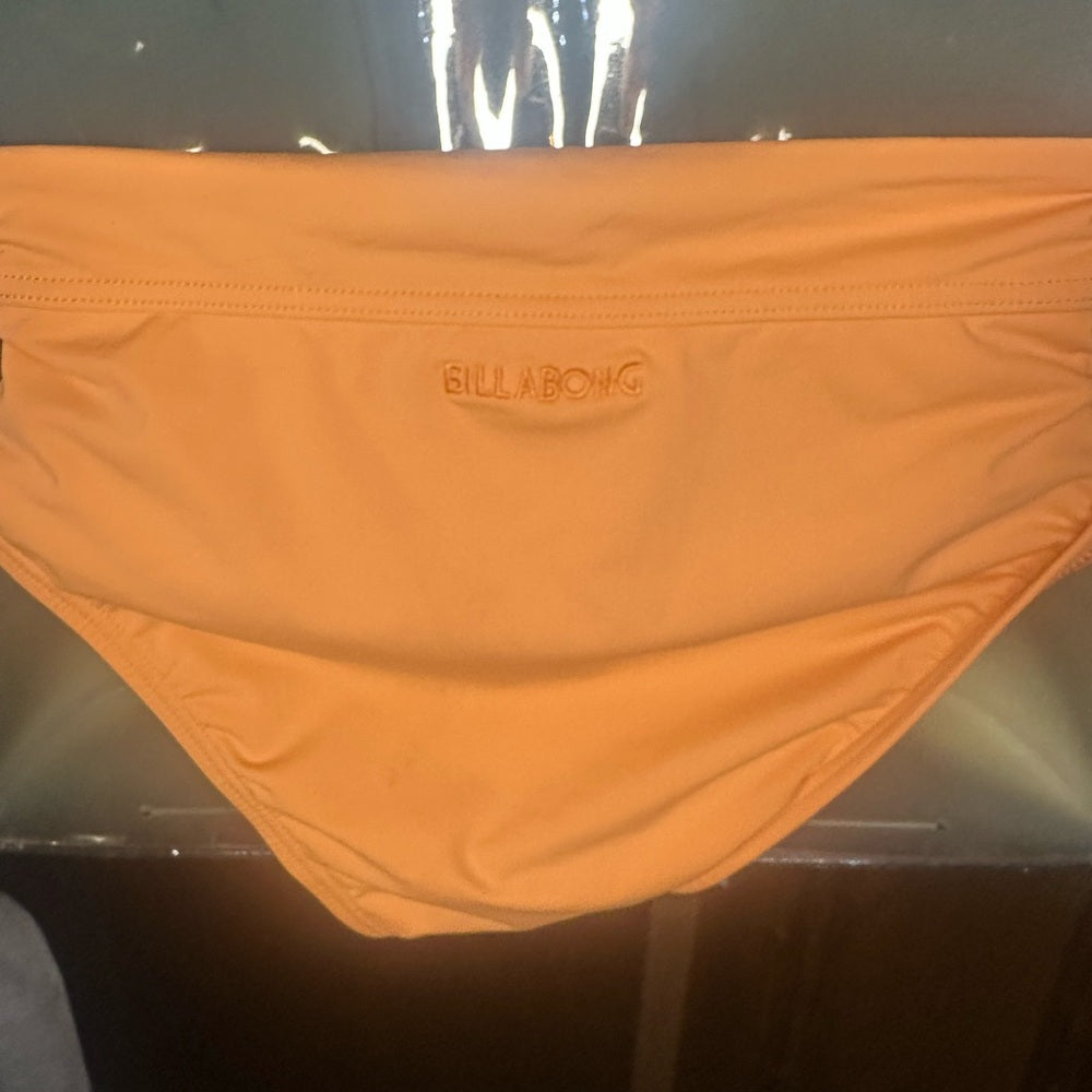 NWOT SIZE S/P Billabong Orange Retro High-Waisted Bikini