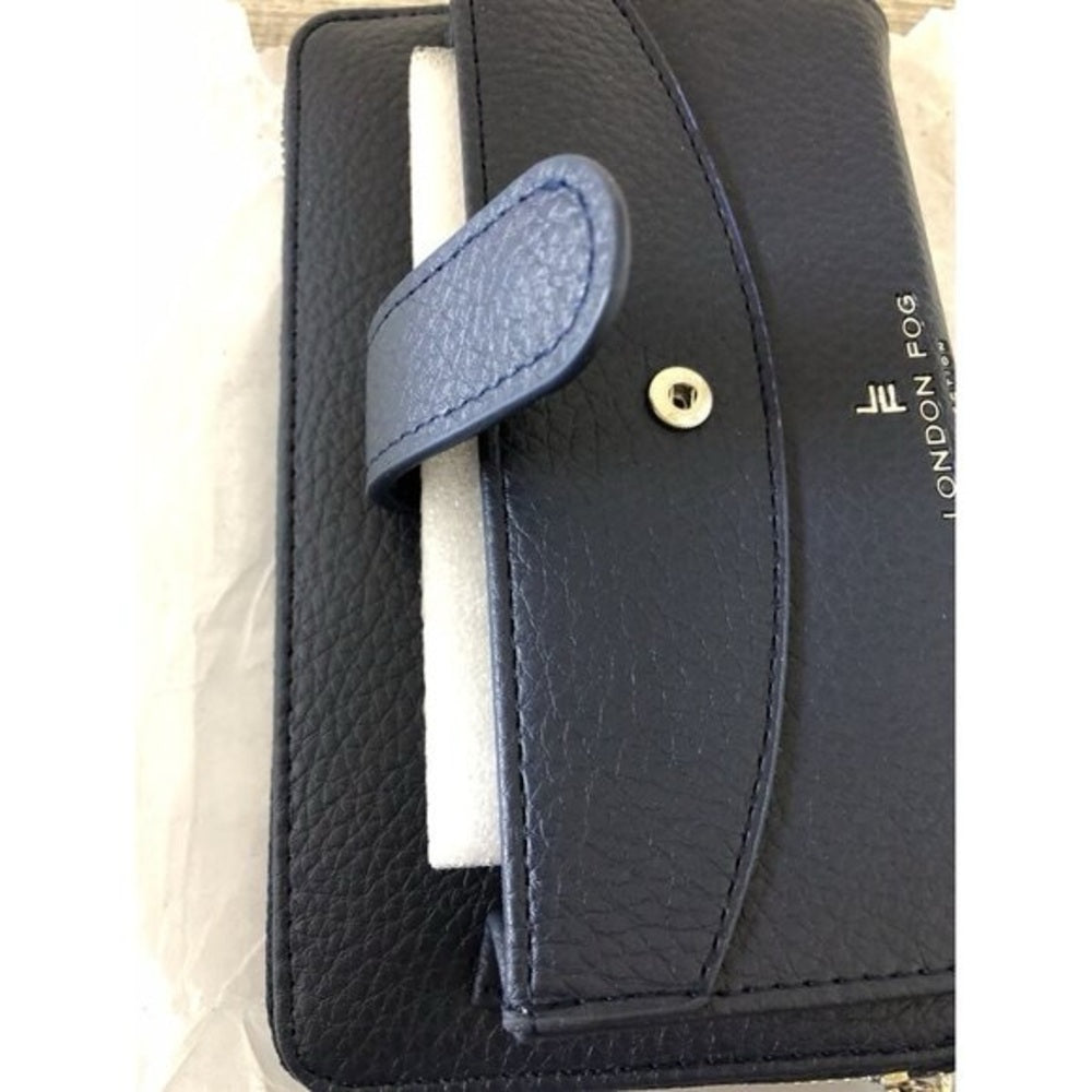 NEW London Fog Blue Wallet with Snap Closure
