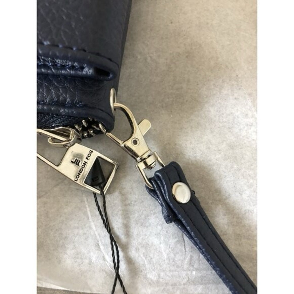 NEW London Fog Blue Wallet with Snap Closure