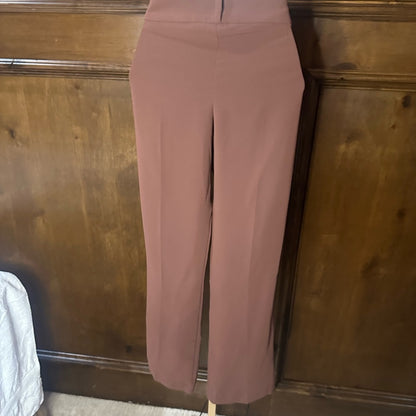 SIZE XS/S Amanda Uprichard Brown Cropped Ankle Pants