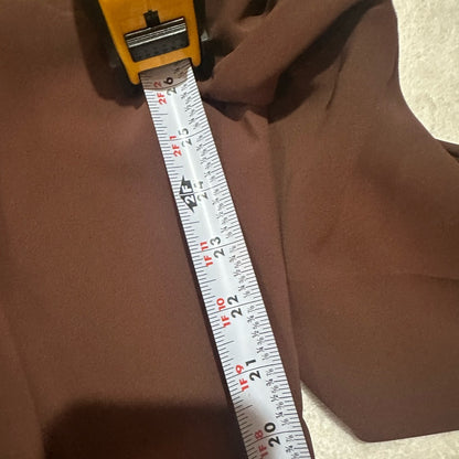 SIZE XS/S Amanda Uprichard Brown Cropped Ankle Pants