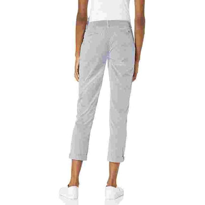 NWT SIZE 12 Tommy Hilfiger Gray Ankle-Length Pants Relaxed Fit