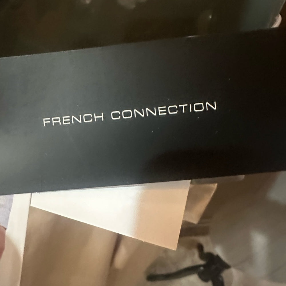 NWT SIZE XL French Connection Tan Midi A-Line Skirt Casual