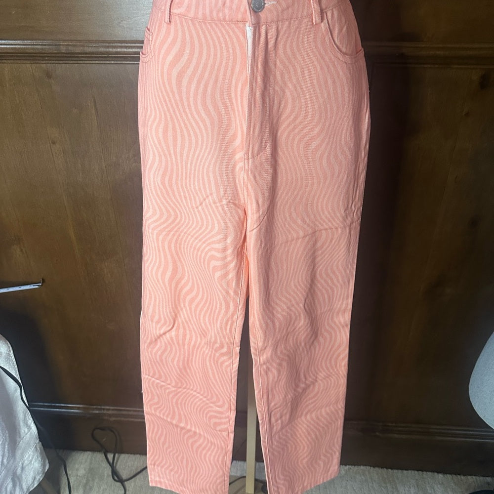 NWT SIZE 6 Peppermayo Peach Ankle Pants