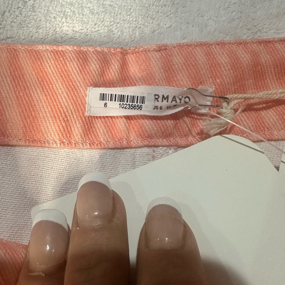 NWT SIZE 6 Peppermayo Peach Ankle Pants