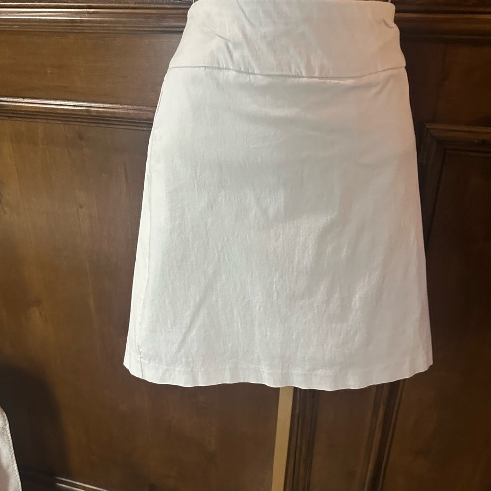 SIZE 18W Zac & Rachel White Mini Skort Resort Wear