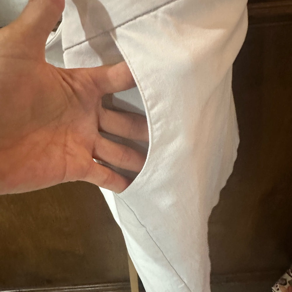 SIZE 18W Zac & Rachel White Mini Skort Resort Wear